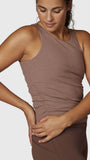 Polera Mujer Modal Tank Aloe Café Claro Bsoul