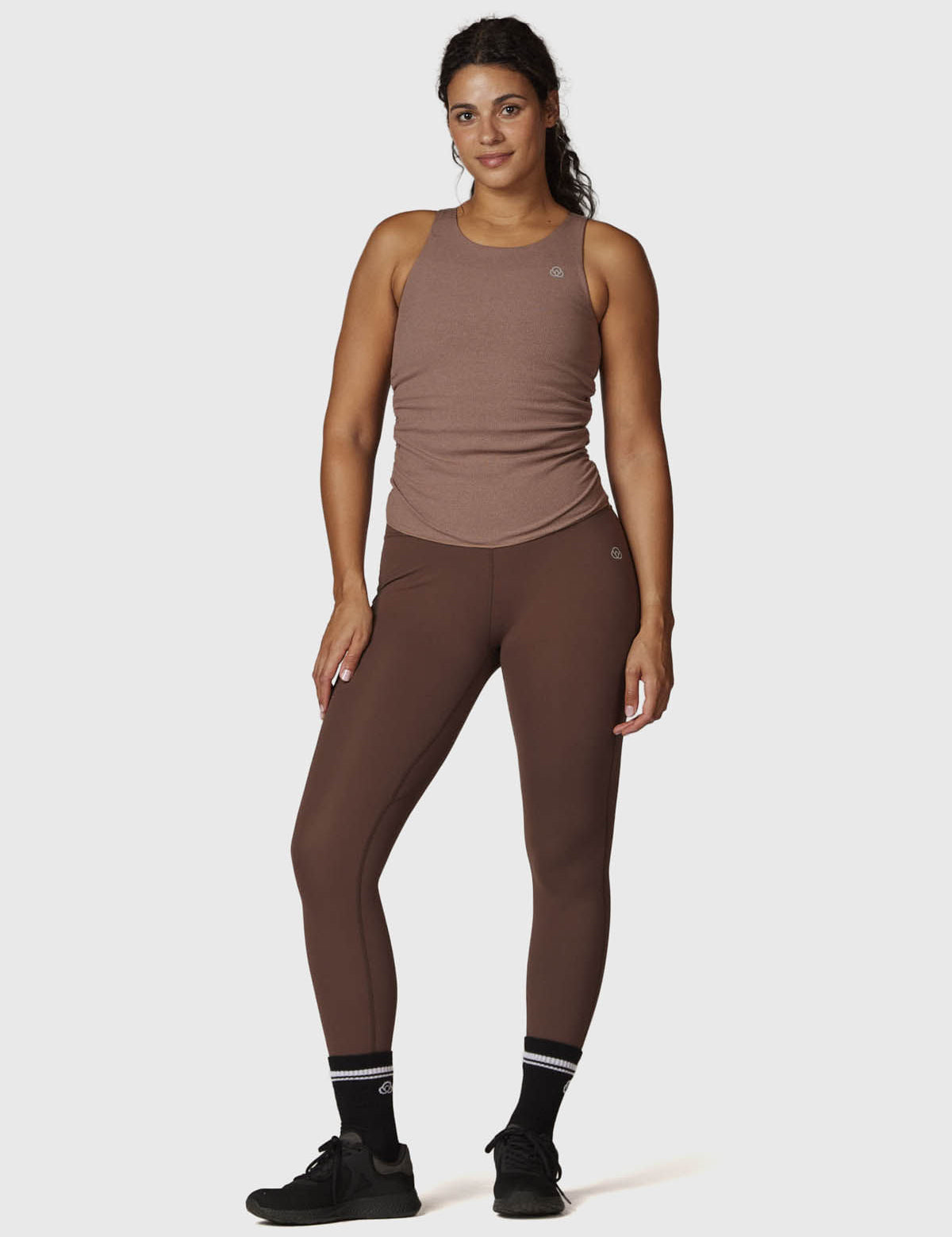 Polera Mujer Modal Tank Aloe Café Claro Bsoul