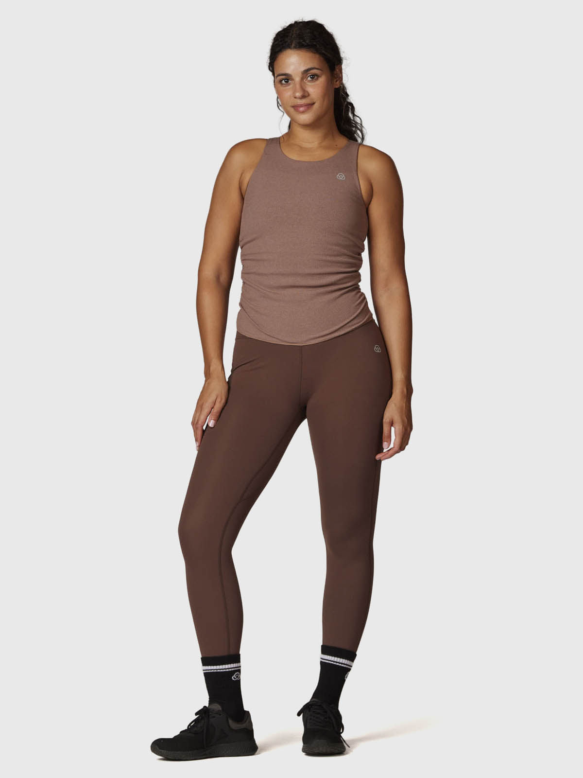 Polera Mujer Modal Tank Aloe Café Claro Bsoul