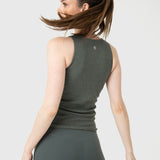 Polera Mujer Modal Tank Aloe Verde Bsoul