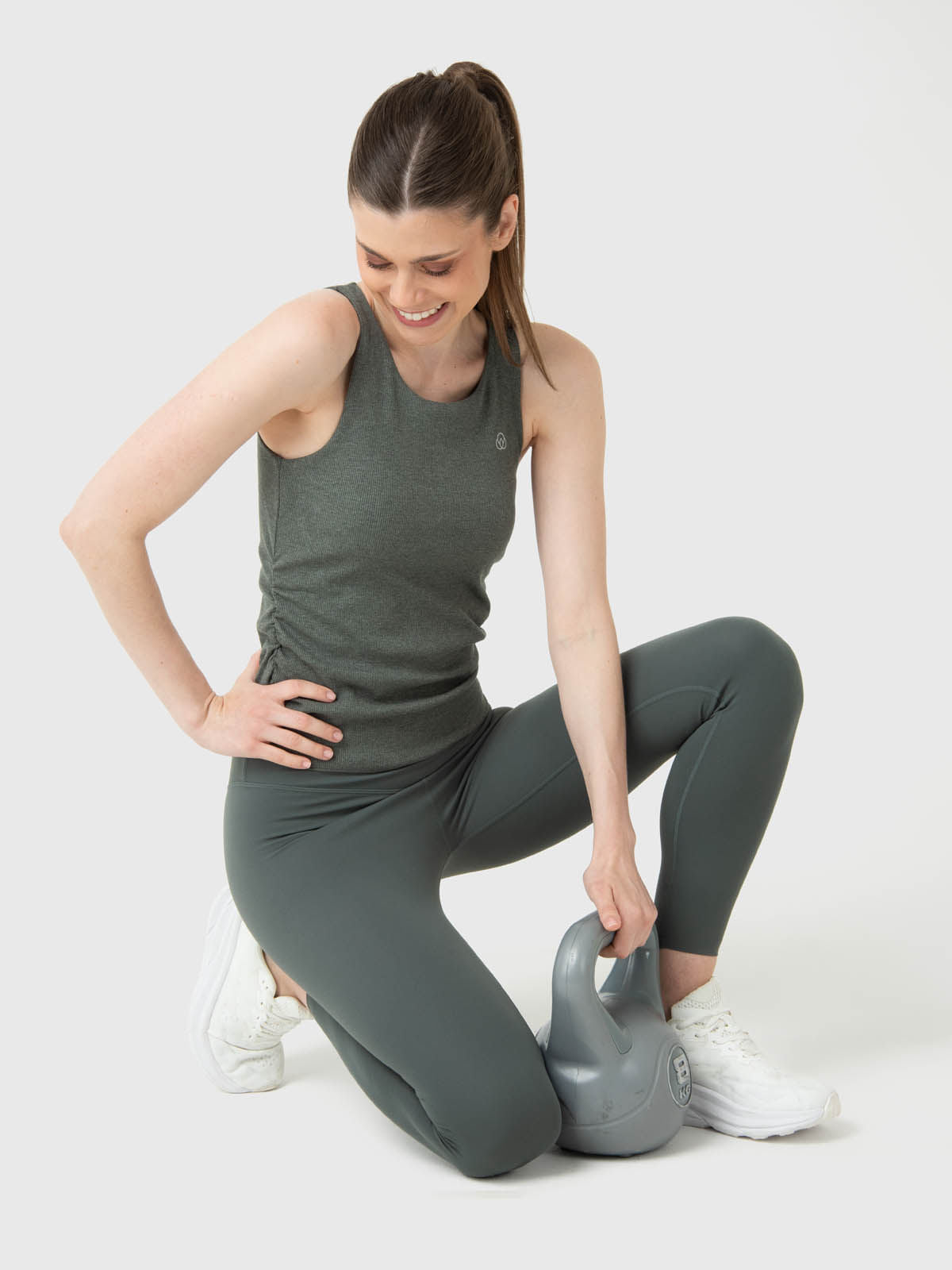 Polera Mujer Modal Tank Aloe Verde Bsoul