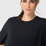 Polera Anto Aloe Negra Bsoul