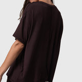 Polera Anto Aloe Café Oscuro Bsoul