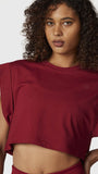 Polera Mujer Clarissa Granate Bsoul