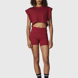 Polera Mujer Clarissa Granate Bsoul