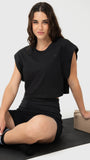 Polera Mujer Clarissa Negra Bsoul
