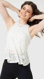 Polera Mujer Burn Out Tank Crudo Bsoul