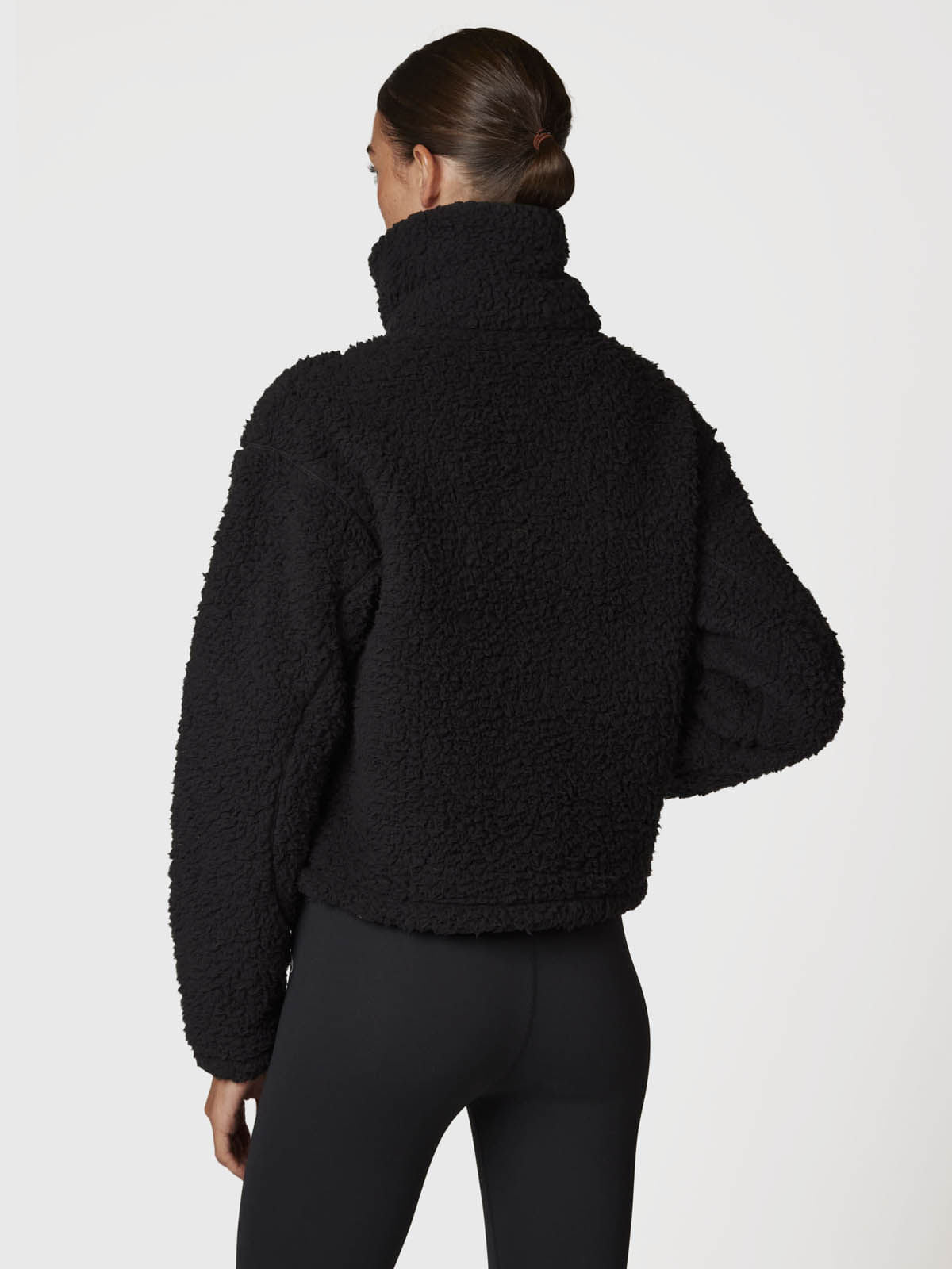 Polar Mujer Sherpa Negro Bsoul