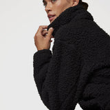 Polar Mujer Sherpa Negro Bsoul