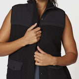 Parka Mujer Sherpa Negra Bsoul