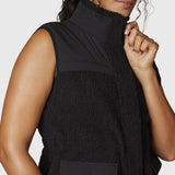 Parka Mujer Sherpa Negra Bsoul