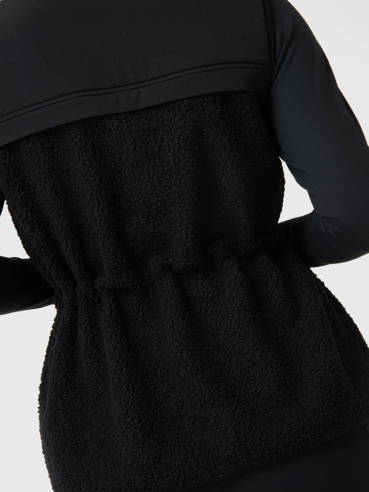 Parka Mujer Sherpa Negra Bsoul