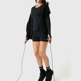 Parka Mujer Sherpa Negra Bsoul
