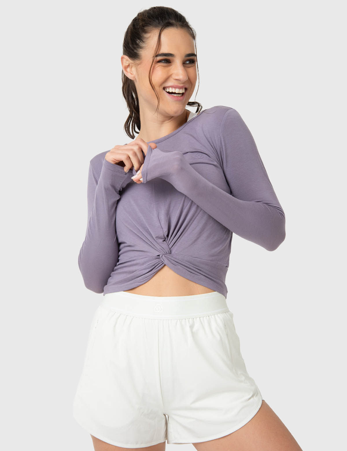 Polera Mujer Modal Aloe Morada Bsoul