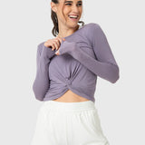 Polera Mujer Modal Aloe Morada Bsoul