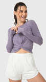 Polera Mujer Modal Aloe Morada Bsoul