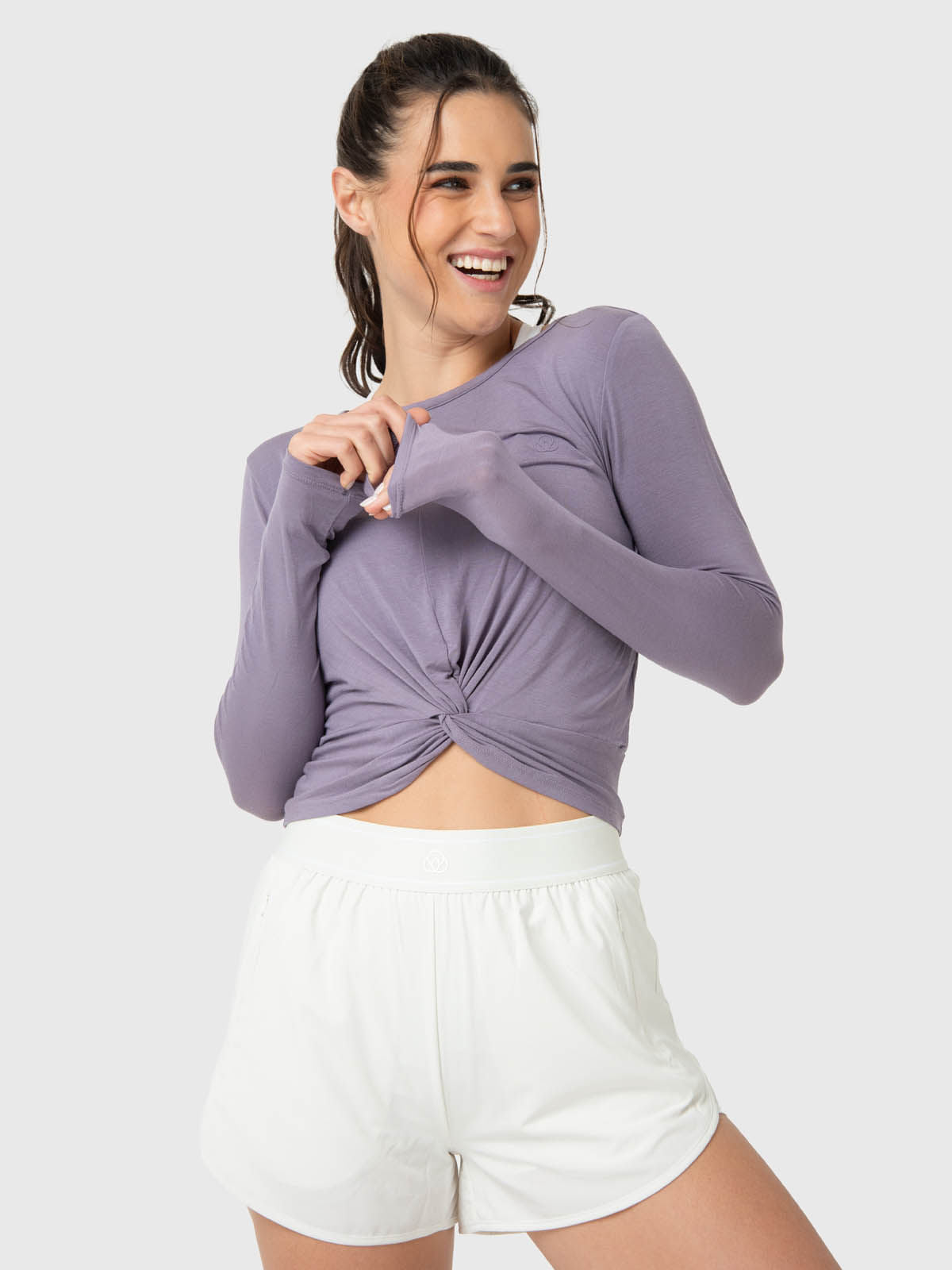 Polera Mujer Modal Aloe Morada Bsoul