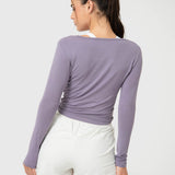 Polera Mujer Modal Aloe Morada Bsoul