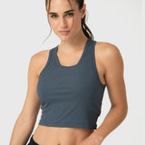 Polera Mujer Modal Rib Aloe Gris Bsoul