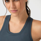 Polera Mujer Modal Rib Aloe Gris Bsoul