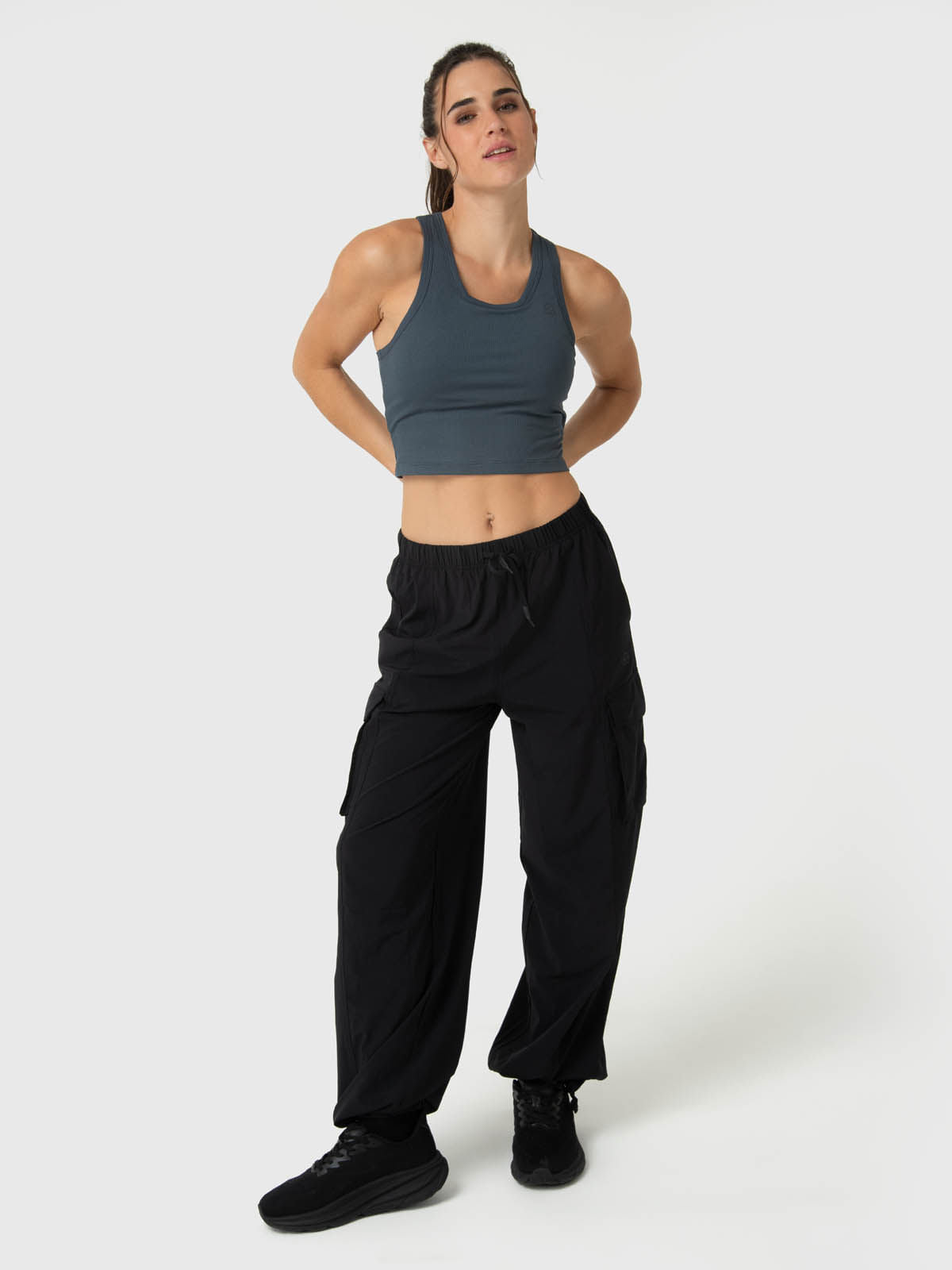 Polera Mujer Modal Rib Aloe Gris Bsoul