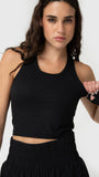 Polera Mujer Modal Rib Aloe Negro Bsoul