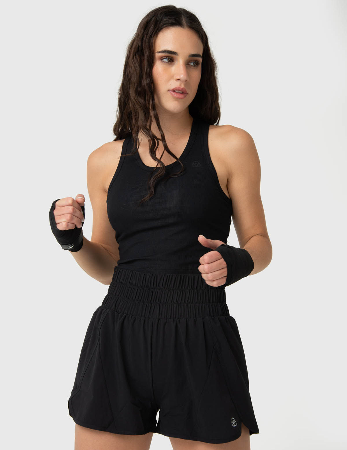 Polera Mujer Modal Rib Aloe Negro Bsoul