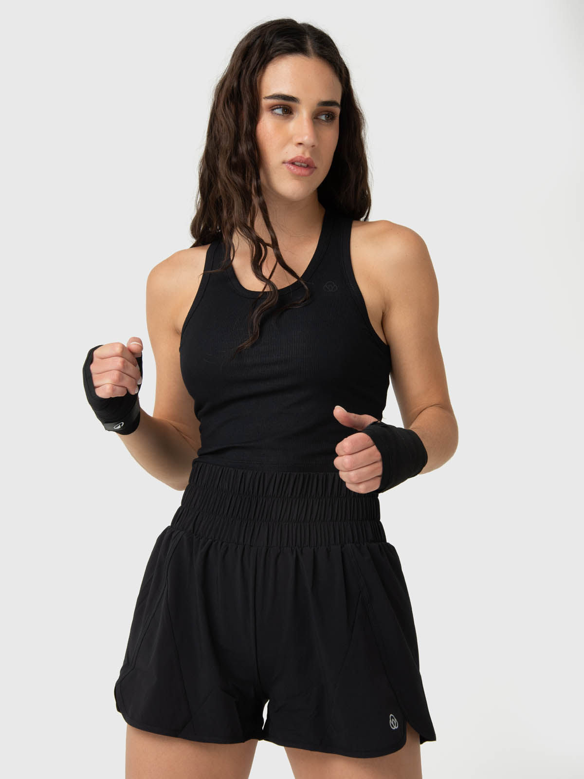 Polera Mujer Modal Rib Aloe Negro Bsoul
