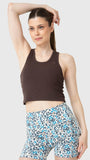 Polera Mujer Modal Rib Aloe Café Bsoul