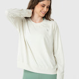 Polerón Mujer Crew Neck Crudo Bsoul