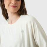 Polerón Mujer Crew Neck Crudo Bsoul