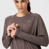 Polerón Mujer Crew Neck Café Bsoul