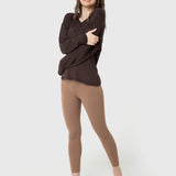 Polera Mujer Twist-Back Café Bsoul