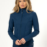 Polerón Full Zip Rec Azul Bsoul