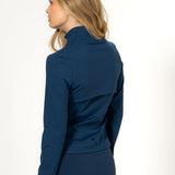 Polerón Full Zip Rec Azul Bsoul