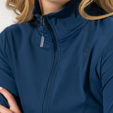 Polerón Full Zip Rec Azul Bsoul