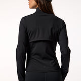 Polerón Full Zip Rec Negro Bsoul