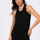 Polera sin mangas Tank Cloe Rec Negro Bsoul