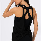 Polera sin mangas Tank Cloe Rec Negro Bsoul