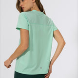 Polera V Neck Ali Rec Turquesa Bsoul