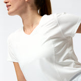Polera V Neck Ali Rec Blanca Bsoul