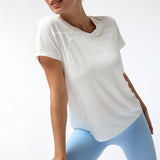 Polera V Neck Ali Rec Blanca Bsoul