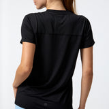 Polera V Neck Ali Rec Negra Bsoul