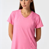 Polera V Neck Ali Rec Rosada Bsoul