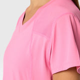 Polera V Neck Ali Rec Rosada Bsoul