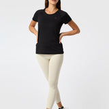 Polera Round Neck Rec Negra Bsoul