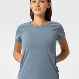 Polera Round Neck Rec Azul Bsoul