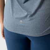 Polera Round Neck Rec Azul Bsoul