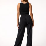 Pantalón Modal Vera Aloe Negro Bsoul