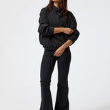 Polerón Funnel-Neck Half Zip Negro Bsoul